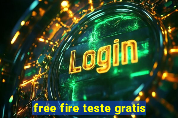 free fire teste gratis